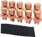 10PCS Split Bolt Connectors Copper Grounding Wire Clamps with 10pcs Heat Shrink Tube for Completing Ground Bonding (Wire 4AWG - 10AWG)...