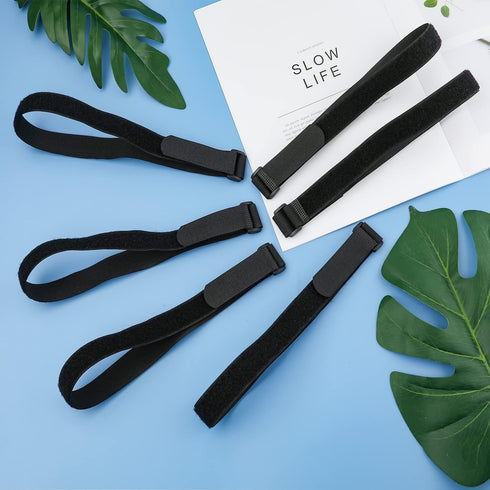Patio Umbrella Tie Strap, 6pcs Reusable Patio Umbrella Strap Hook and Loop Adjustable Parasol Strap Patio Umbrella Accessories...