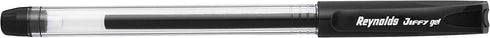 Reynolds Jiffy 0.5mm Needle Point Gel Pens Black Ink - Pack of 40 (Ship From India)...