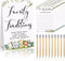 Fumete 61 Pieces Baby Shower Games Include Family Traditions Sign and 50 Baby Shower Family Traditions Cards with 10 Pencils for Baby Shower Party...