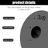 Faucet Washers,58 Pack Faucet Washer Assortment Kit Faucet Parts Washer Flat and Beveled Rubber Faucet Washers Assortment Replacement Kit for Repa...
