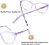 AQWANO Women Computer Reading Glasses Blue Light Blocking, Vintage Designer Cat Eye Readers Anti Eye Strain Glare UV Ray Eyeglasses, Purple 2.75...