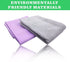 Window Cleaning Cloth, Glass Cloth, Cleaning Cloth, Streaks Schatches Free (Purple 1 Pack, Grey 1 Pack)...