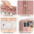 CUBETASTIC Clear Cosmetic Bags, Hanging Toiletry Bag for Travelling, Transparent Makeup Organizer Case, Water-resistant Portable Skncare Storage P...