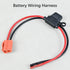 Battery Wire Harness Connector Compatible with Ride On Vehicle with red 2 pins Connector, 12 Gauge Wire with 40Amp Replaceable Fuse...