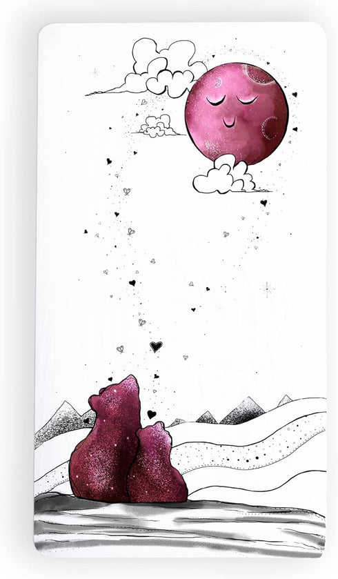 JumpOff Jo - Fitted Crib Sheet, Super Soft Breathable 100% Cotton Baby Crib Sheet for Standard Crib Mattresses and Toddler Beds, 28 in. x 52 in. -...