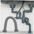 Sink connecting extension drain hose for washing machine water outlet hose drain tubing sink drain flexible hose flexible drain double head plasti...