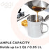 OGGI Stainless Steel Grease Container with Handle, Removable Strainer and Flip Top Lid. Perfect container for fryer oil, bacon drippings, lard and...