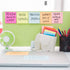 ZCZN 400 Sheets Pop-up Sticky Notes, 3 x 3 Inches, 4 Pads Assorted Color Self-Stick Notes, 100 Sheets/Pad, (Rose Red, Light Green, Yellow, Light B...