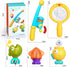 Baby Bath Toys for Kids Ages 1-3, Magnetic Fishing Games with Floating Bathtub Wind-Up Toys & Fishing Net, Fishing Rod Water Pool Toys for Toddler...