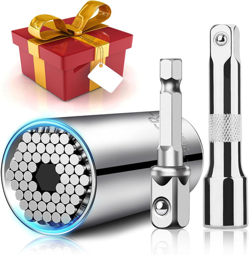 Gifts for Men Universal Socket Tools, Super Socket Wrench Repair Tool, Professional Multi-Function Socket Tool from Wife Daughter Son to Dad Husba...