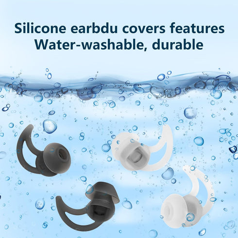 Small Earbud Tips Earbud Replacement Tips Silicone Ear Tips Compatible with Bose QC20 QC20i SoundSport SIE2i IE2 IE3 Headphone Rubber Tips Earbud ...