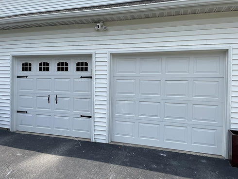 Garage Door Magnetic Decorative Hardware Carriage Accents Faux Hinges Handle Kit Pack of 1...
