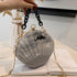 Women Mini Seashell Evening Clutch Top-Handle Bag Chain Strap Cross-body Shoulder Bag...