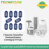 Techecook 10Pack Demineralization Cartridge Fit for HoMedics Ultrasonic Humidifier Demineralization Cartridge Filter UHE-HDC4- Eliminate White Mis...