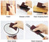 20pcs Nano Carborundum Sponge, Emery Sponge Brush Clean Eraser Scrub, Kitchen Magic Cleaning Sponge for Removing Rust Cleaning Pots and Pans, Hous...