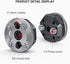 SMALLRIG Standard Rosette Bolt-On Mount (M6 Thread, 31.8 Diameter) for Camera Cage and Accessories - 1939...