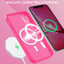 Telaso iPhone X Case, iPhone Xs Phone Case Compatible with Magsafe Wireless Charging Translucent Matte Back Slim Shockproof Anti-Scratch Anti-Yell...
