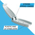 NU-SET | 4RV013 RV Baggage Door Catch | 4 Pack | RV Accessories & Door Hardware (White)...