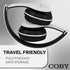 Coby Bluetooth Headphones, Wireless Headphones with Mic Built-in, AUX, Hands-Free Calling | Over-The-Ear Foldable Headset, Rechargeable | 5-HR Pla...