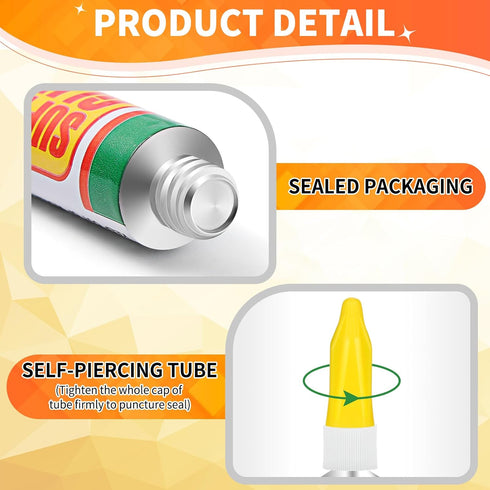 3g X 12 Pack Super Glue Strong Adhesive, Cyanoacrylate Adhesive Instant Drying Glue for Plastic, Wood, Metal, Crafts, Home Kitchen Utensil Repair ...