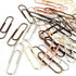 Rurili 50 Pieces 50 mm Metal Paper Clips for Office School and Personal Use (Bronze)...