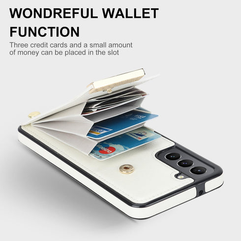 Asuwish Phone Case for Samsung Galaxy S21 FE 5G Wallet Cover with Tempered Glass Screen Protector and Leather Purse Credit Card Holder Slot Cell S...