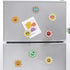 Tontut 8 Pcs Diamond Painting Magnet Fridge Stickers, Diamond Art Kits Floral Smiley Face Fridge Stickers, Diamond Art Crafts for Adult Beginners,...