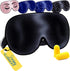 100% Silk Sleep Mask for A Full Night's Sleep | Comfortable & Super Soft Eye Mask with Adjustable Strap | Works with Every Nap Position | Best Sle...