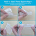 3''x 5'', (Pack of 100) 2 mil Thick Clear Plastic Reclosable Zip Poly Bags with Resealable Lock Seal Zipper for Photo, Jewelry, Bakery, Treats, Tr...