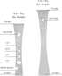 NEIKO 00250A Pry Bar Set, 2 Pc Stainless Steel Flat Bar Crowbar, Hex Wrench, Small Pry Bar, 6-1/2” Mini Crow Bar & 9-1/2” Pry Tool, Molding, Scrap...