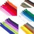 75pcs 20 Inch 14 Inch and 9 Inch Mixed Size Nylon Coil Zipper Bulk with Zipper Presser Foot for Sewing Craft(25 Color Zippers)...