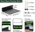 Z metnal Small Floating Shelves, Mini Metal Shelf for Collection Action Figures, Decor Display Wall Shelf, Aluminum, Wall Mounted, Matt Black, 6 i...