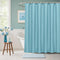 AooHome Extra Long Shower Curtain 72x78 Inch, Fabric Shower Curtain Liner for Hotel with Hooks, Weigthed Hem, Water Repellent, Blue...