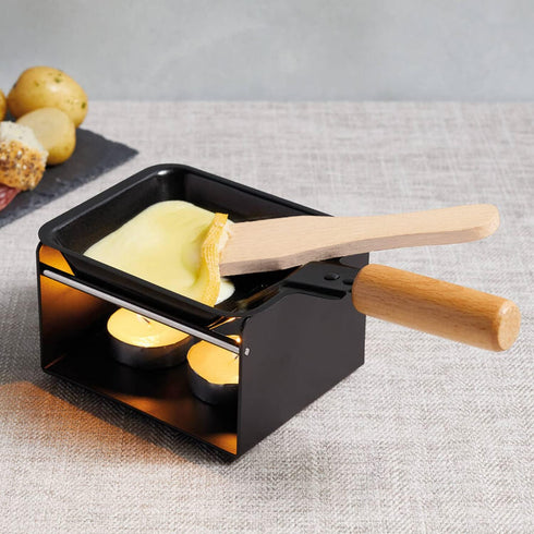 Wooden Raclette Spatula(4 pcs/set) for Cheese Grills, Gourmet Boards, Frying Pans, Fondue...