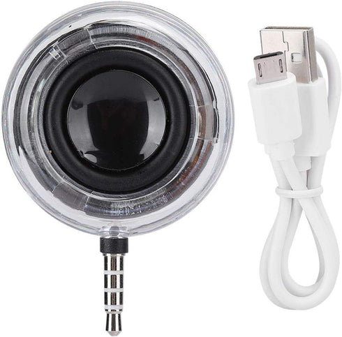 Speaker Portable Mini Speaker with 3.5mm Plug Handsfree Speakers Audio Player for Phone Computer...