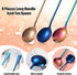 8 Pieces Long Handle Tea Spoon Stainless Steel Coffee Mixing Spoons Teaspoon for Mixing, Cocktail Stirring, Coffee, Milkshake, Cold Drink, 7.48 In...