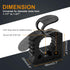 PSLER Quick-Release Rubber Clamps Mount Shovel Axe Holder Mount for Truck Bed Roof Rack Trailer Off-Road Vehicle UTV Universal for Diameter Tools ...