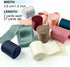 Chiffon Ribbon Silk Satin Ribbon 1 1/2 Inch x 3 Yd Handmade Fringe Chiffon Frayed Edges Ribbons Set 9 Rolls Fabric Ribbon for Wedding Invitations,...