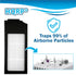 HQRP 4-Pack Robot Vacuum Cleaner Filter Replacement For Ecovacs Deebot X1 Omni / X1e OMNI / X1 Plus / X1 Turbo...