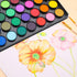 Artecho 36 Colors Watercolor Paint Set with 3 Brushes, Washable, Travel Design, Perfect for Card Making, Illustrations, Painting, Calligraphy...