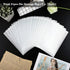21 Pieces Clear Stamp and Die Storage Pockets Die Cut Storage Bag Scrapbooking Storage Die Storage Envelopes for DIY Card Making (Die Cut Not Incl...