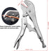 Vise Grips & Locking Pliers Locking Pliers Pinch Off Tool, 7mm Pipe Sealing Lock Tool 45 Steel Clamping Fitting Pinch Off Locking Pliers...