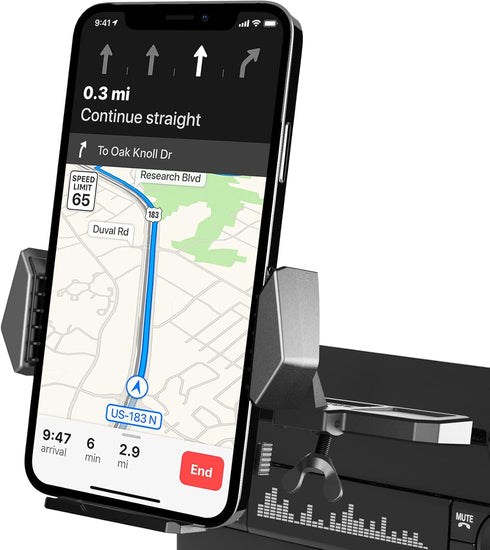 APPS2Car Sturdy CD Slot Phone Mount with One Hand Operation Design, Hands-Free Car Phone Holder Universally Compatible with All iPhone & Android C...