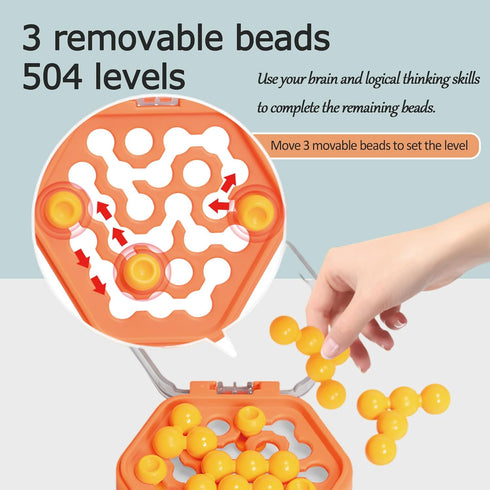 Suerte Brain Teaser Puzzles Games for Adults Logic Pocket Puzzle Beads Game for Kids 8-12 Toy Mastermind Rush Hour Travel Game Educational Gift fo...