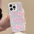 Aesthetic Bow Phone Case for Women Girls Cute Pink Ribbon Bow Phone Case for iPhone 14 with Chain...