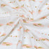 TL Care Printed 100% Cotton Knit Fitted Contoured Changing Table Pad Cover - Compatible with Mika Micky Bassinet, Sparkle Gold/Pink Feathers, for ...