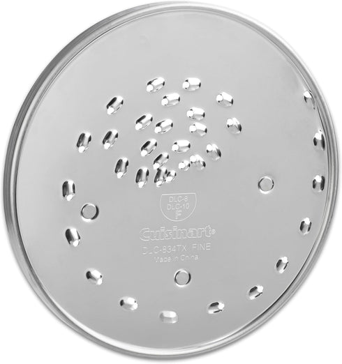 Cuisinart DLC-834TX-1 Replacement Stainless Steel Fine Shredding Disc Blade Fits Models DFP-11, DFP-7BC, DLC-10, DLC-2007N, DLC-2011, & DLC-8 Only...