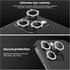 Tensea for iPhone 14 Pro/iPhone 14 Pro Max Camera Lens Protector Bling, Protection Camera Cover Tempered Glass Screen Protector Diamond Metal Indi...