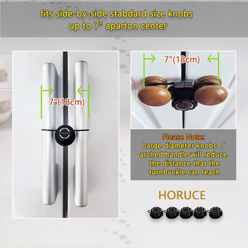 5 Pack Cabinet Locks Baby Proofing For Knobs & Handles, Length Adjustable Child Safety Locks, Easy to Use Safety Child Locks No Drill No Screws No...